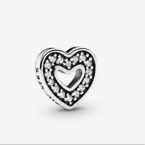 PANDORA Sparkling locket heart element